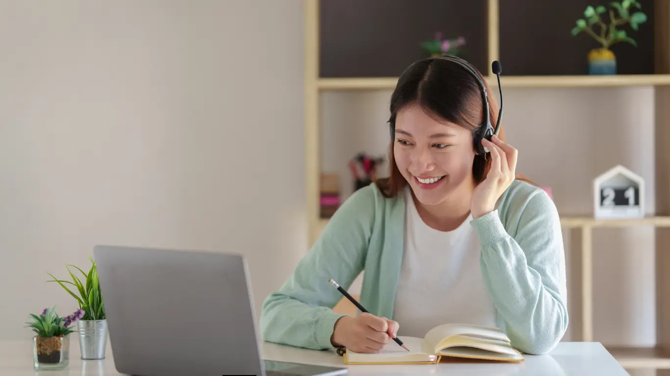 Murid sedang belajar